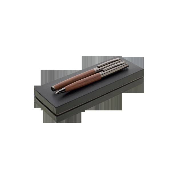 GENERO WOOD sada kov BP+RP, hnědá GENERO WOOD sada kov BP+RP, hnědá