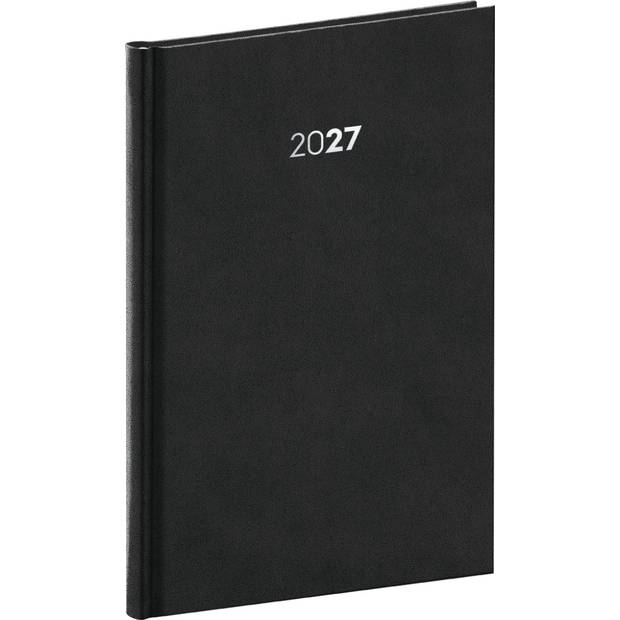 NOTIQUE Týdenní diář Balakon 2027, černý, 15 x 21 cm NOTIQUE Týdenní diář Balakon 2027, černý, 15 x 21 cm