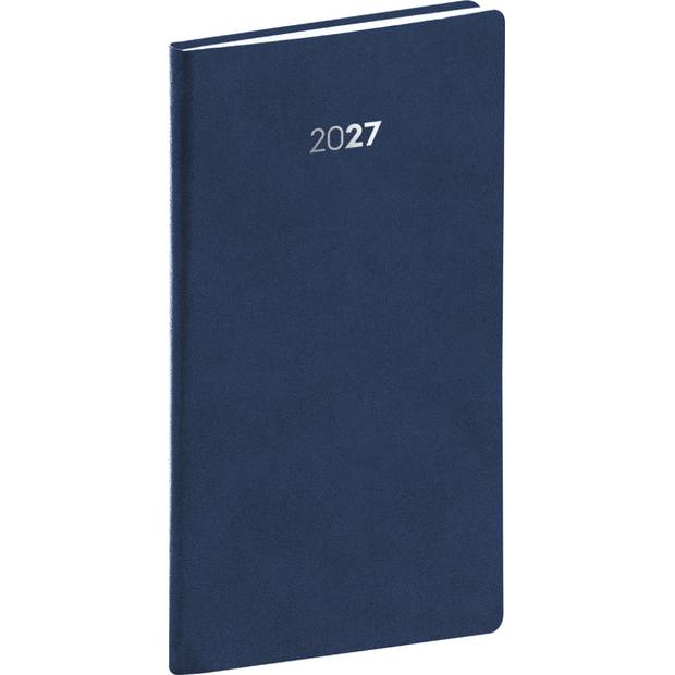 NOTIQUE Kapesní diář Balakon 2027, tmavě modrý, 9 x 15,5 cm NOTIQUE Kapesní diář Balakon 2027, tmavě modrý, 9 x 15,5 cm