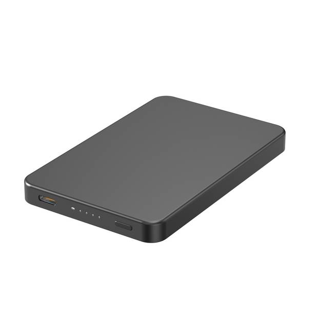 Urban Vitamin Marin 5000 mAh magnet. 15 W bezd. powerbanka, černá Urban Vitamin Marin 5000 mAh magnet. 15 W bezd. powerbanka, černá