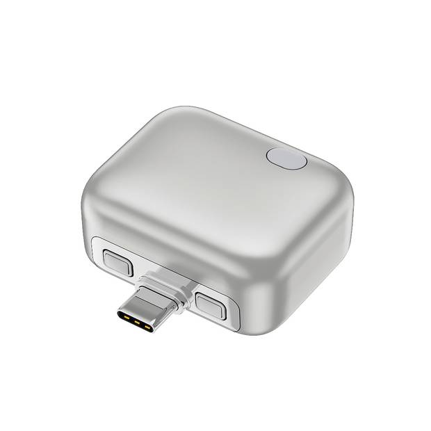 ChargeGuard RCS USB-C adaptér s auto - odpojením nabíjení, šedá Silver ChargeGuard RCS USB-C adaptér s auto - odpojením nabíjení, šedá Silver