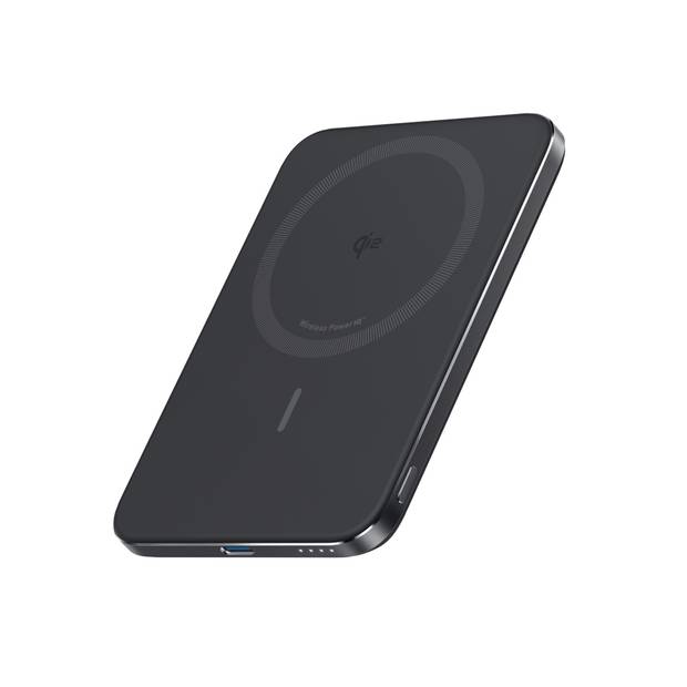 Anker Nano Wireless Power Bank 5K 15W MagGo Slim Qi2, černá, černá Anker Nano Wireless Power Bank 5K 15W MagGo Slim Qi2, černá, černá