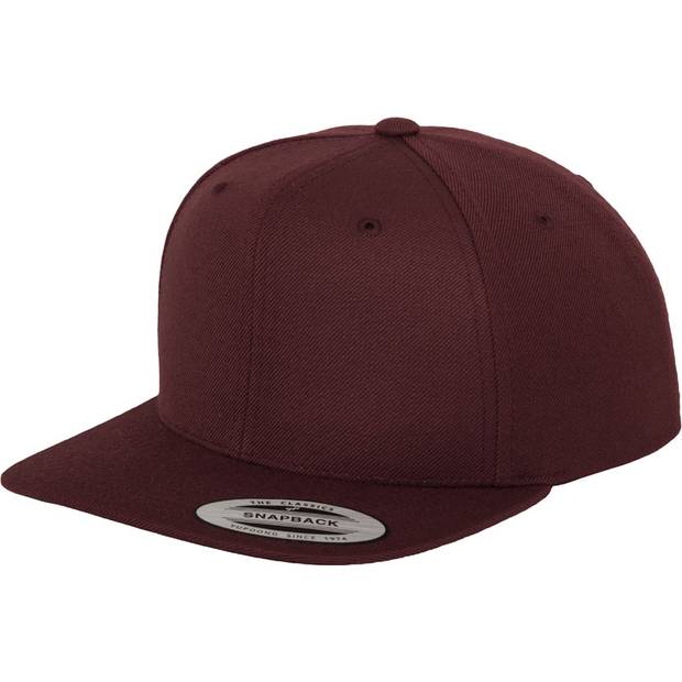 Flexfit | 6089M, 6 panelová Snapback kšiltovka, hnědá Maroon , Youth Flexfit | 6089M, 6 panelová Snapback kšiltovka, hnědá Maroon , Youth