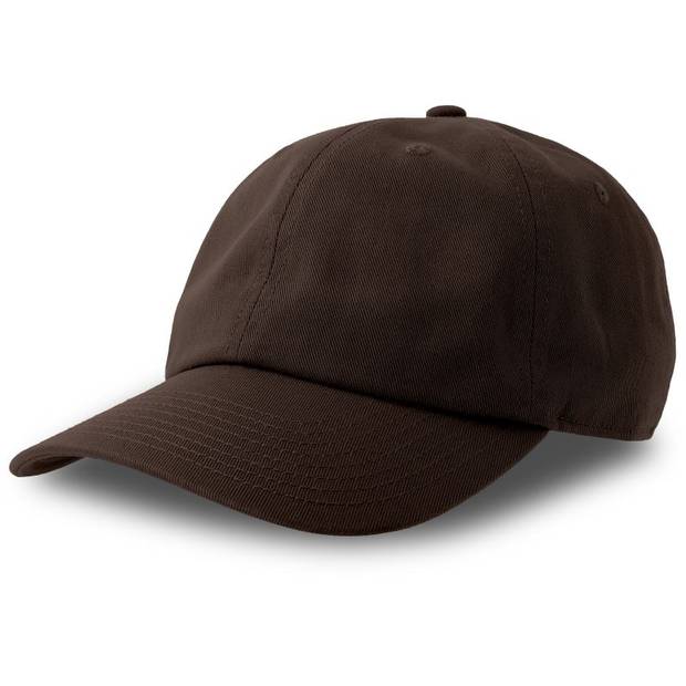 Atlantis | Dad Hat-S, 6 panelová baseballová kšiltovka, hnědá, onesize Atlantis | Dad Hat-S, 6 panelová baseballová kšiltovka, hnědá, onesize
