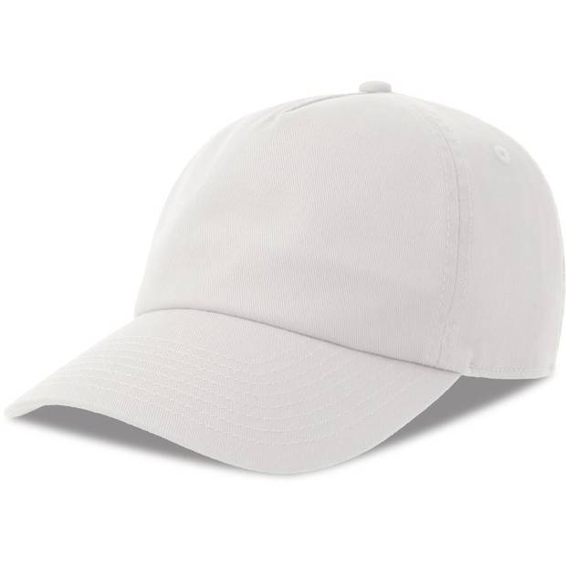 Atlantis | Dad Hat-S Five, 5 panelová baseballová kšiltovka, bílá, onesize Atlantis | Dad Hat-S Five, 5 panelová baseballová kšiltovka, bílá, onesize