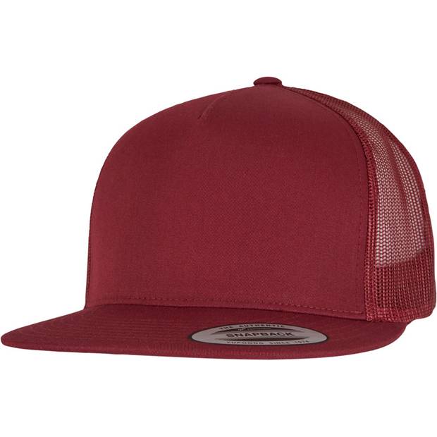 Flexfit | 6006, 5 panelová Trucker kšiltovka, červená Maroon, onesize Flexfit | 6006, 5 panelová Trucker kšiltovka, červená Maroon, onesize