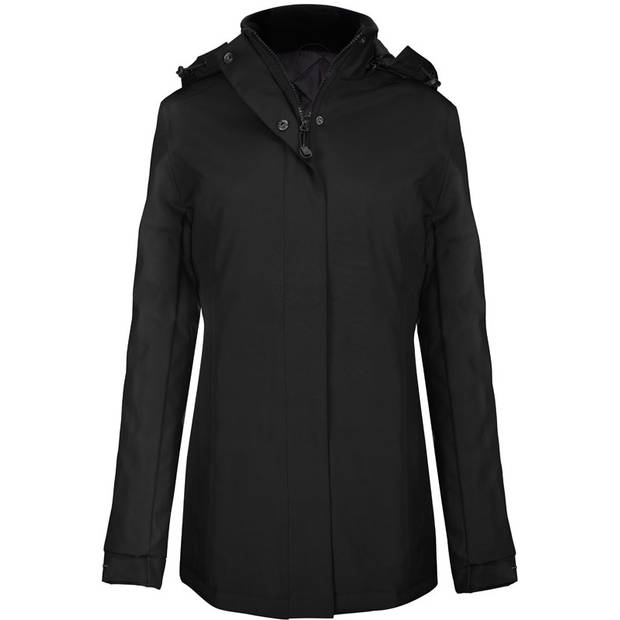 Kariban | K6108, Dámská parka, černá, XS Kariban | K6108, Dámská parka, černá, XS