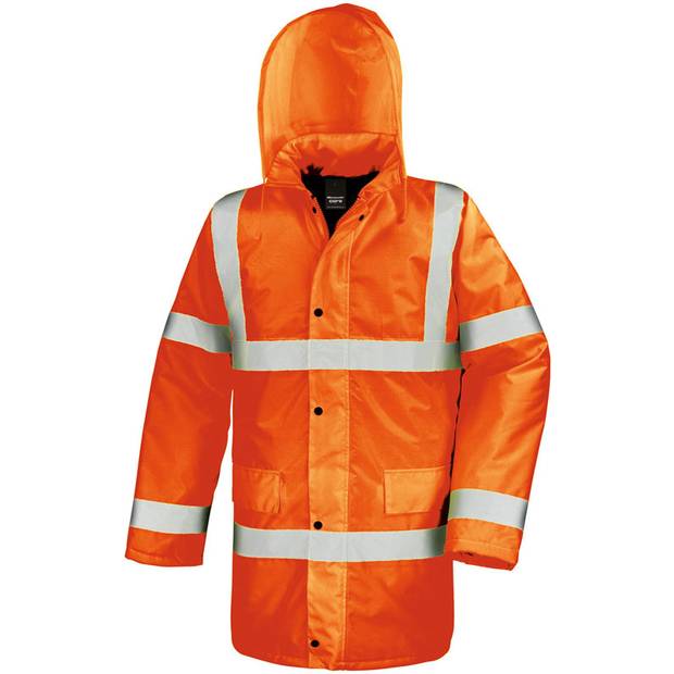 Result Core | R218X, EN ISO 20471:2013 bezpečnostní parka, oranžová Ffluorescent, S Result Core | R218X, EN ISO 20471:2013 bezpečnostní parka, oranžová Ffluorescent, S