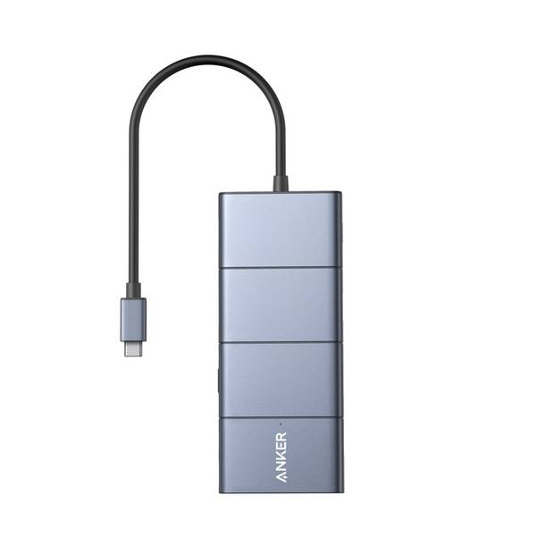 Anker PowerExpand USB-C datový hub 11 v 1 s PD 10 Gbps, šedá Anker PowerExpand USB-C datový hub 11 v 1 s PD 10 Gbps, šedá