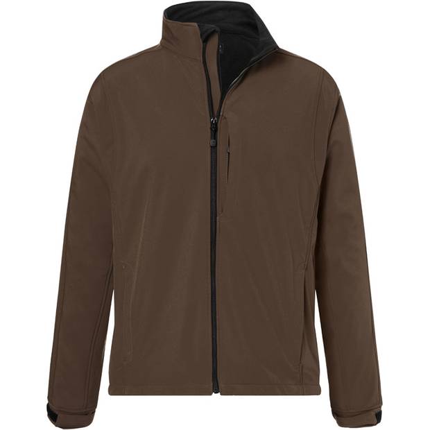 James&Nicholson | JN135, Pánská 3-vrstvá softshell bunda, hnědá, XXL James&Nicholson | JN135, Pánská 3-vrstvá softshell bunda, hnědá, XXL