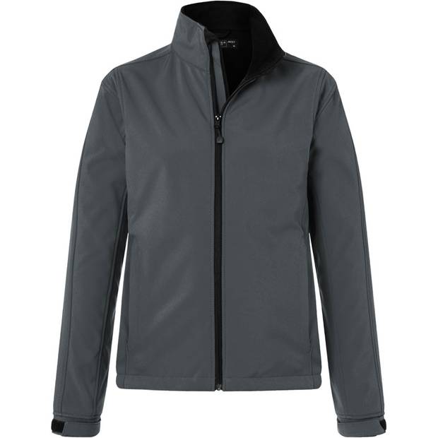 James&Nicholson | JN137, Dámská 3-vrstvá softshell bunda, šedá carbon, M James&Nicholson | JN137, Dámská 3-vrstvá softshell bunda, šedá carbon, M