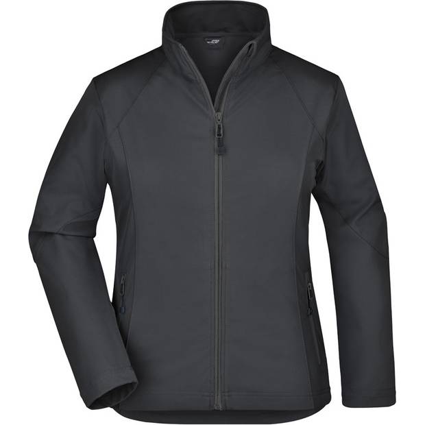 James&Nicholson | JN1021, Dámská 3-vrstvá softshell bunda, černá, S James&Nicholson | JN1021, Dámská 3-vrstvá softshell bunda, černá, S