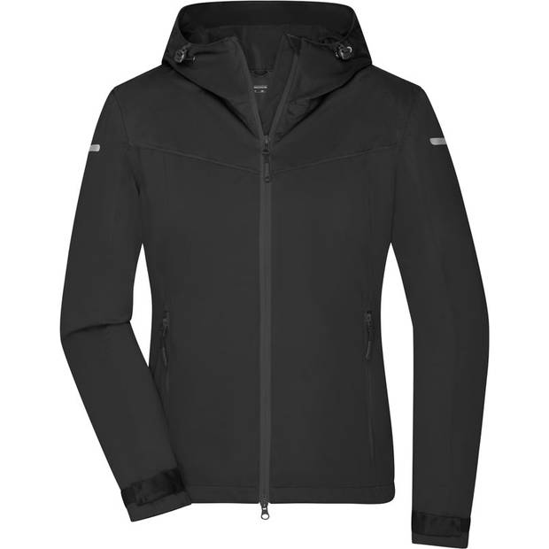 James&Nicholson | JN1179, Dámská softshell bunda, černá, XS James&Nicholson | JN1179, Dámská softshell bunda, černá, XS