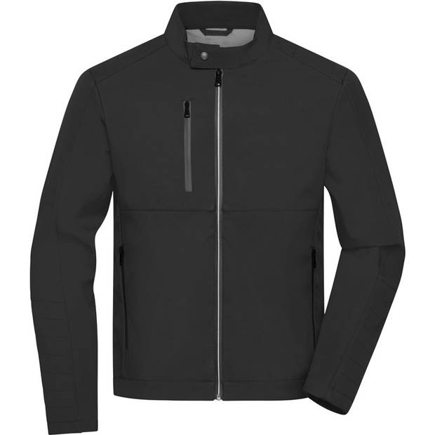 James&Nicholson | JN1316, Pánská 2-vrstvá softshell bunda, černá, S James&Nicholson | JN1316, Pánská 2-vrstvá softshell bunda, černá, S