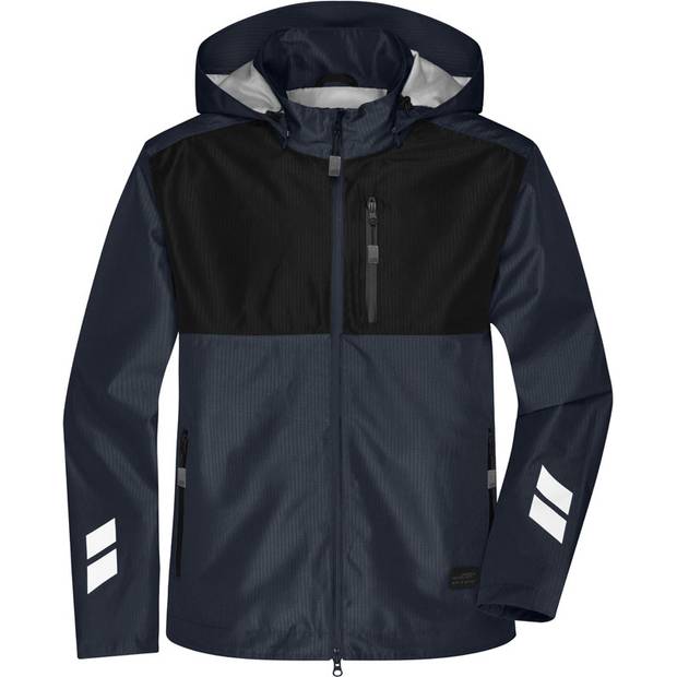 James&Nicholson | JN1814, Prac.hardshell bunda, šedá carbon-černá, 6XL James&Nicholson | JN1814, Prac.hardshell bunda, šedá carbon-černá, 6XL