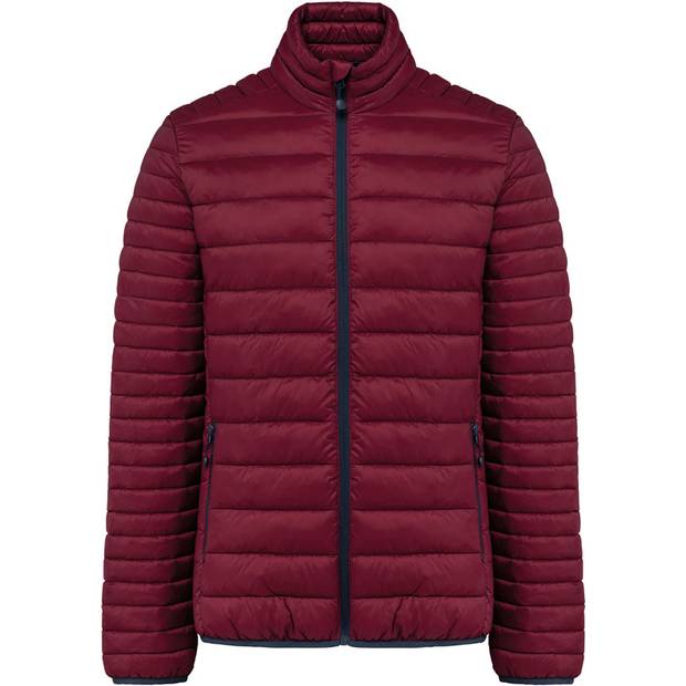 Kariban | K6120, Lehká pánská prošívaná bunda, červená Wine, XL Kariban | K6120, Lehká pánská prošívaná bunda, červená Wine, XL