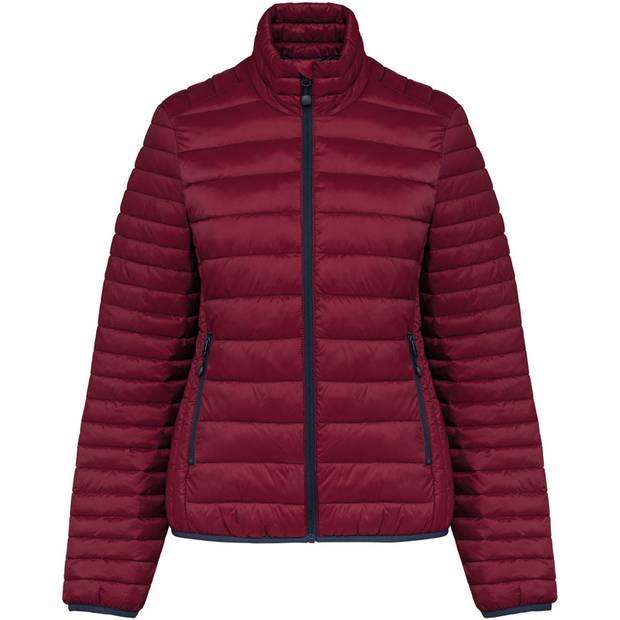 Kariban | K6121, Lehká dámská prošívaná bunda, červená Wine, XL Kariban | K6121, Lehká dámská prošívaná bunda, červená Wine, XL