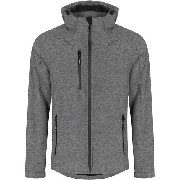 Promodoro | 7850, Pánská 3-vrstvá softshell bunda, šedá Heather, XL Promodoro | 7850, Pánská 3-vrstvá softshell bunda, šedá Heather, XL