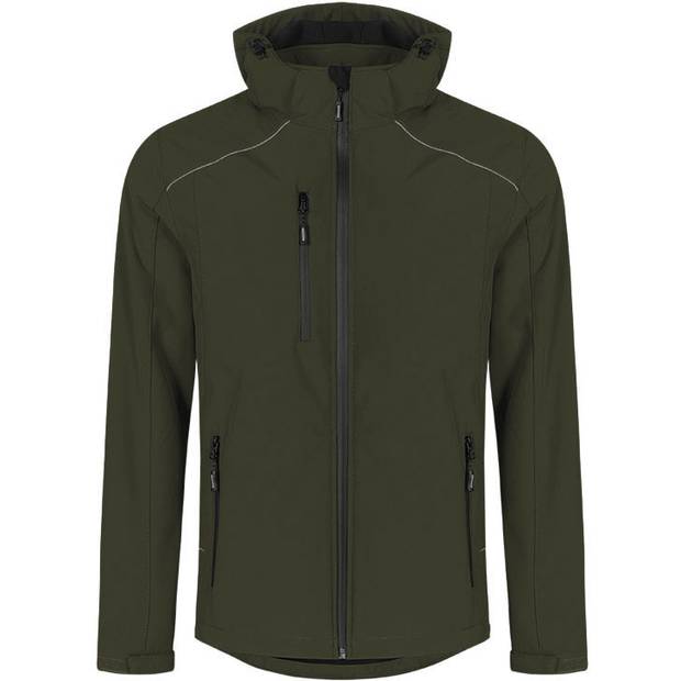 Promodoro | 7860, Pánská zimní softshell bunda, hnědá Khaki, XXL Promodoro | 7860, Pánská zimní softshell bunda, hnědá Khaki, XXL