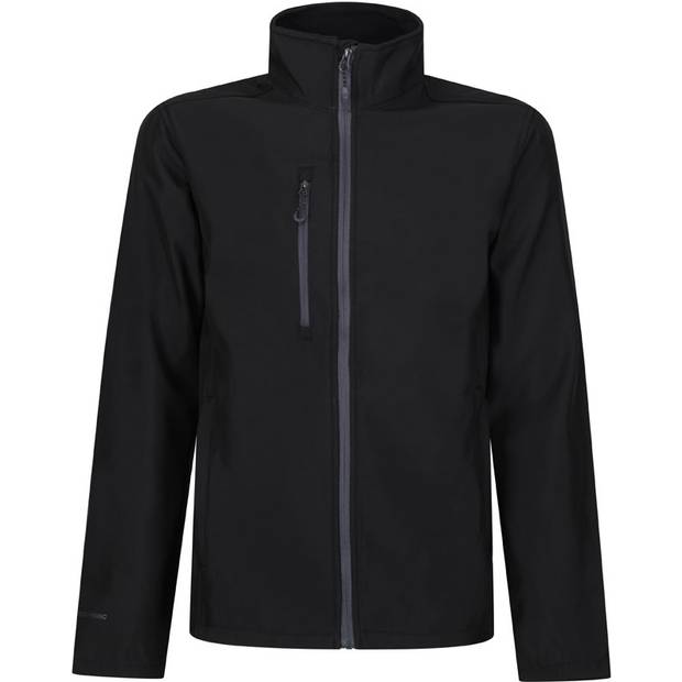 Regatta | TRA600, Pánská 2-vrstvá softshell bunda"Honestly Made", černá, S Regatta | TRA600, Pánská 2-vrstvá softshell bunda"Honestly Made", černá, S