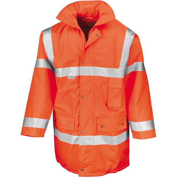 Result | R018X, Bezpečnostní bunda, oranžová Fluo, L Result | R018X, Bezpečnostní bunda, oranžová Fluo, L
