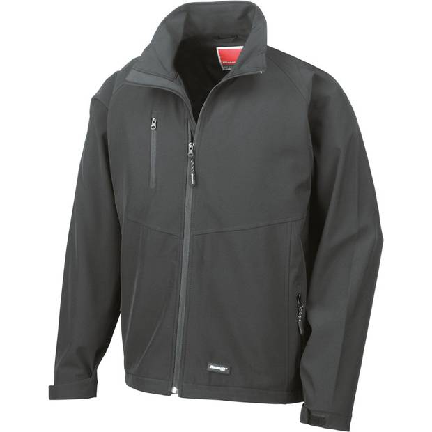 Result | R128M, 2-vrstvá softshell bunda, černá, XS Result | R128M, 2-vrstvá softshell bunda, černá, XS