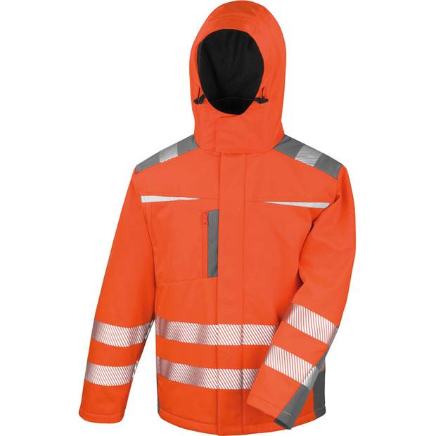Result | R331X, Prac.softshell bunda"Dynamic", oranžová Fluo, S Result | R331X, Prac.softshell bunda"Dynamic", oranžová Fluo, S