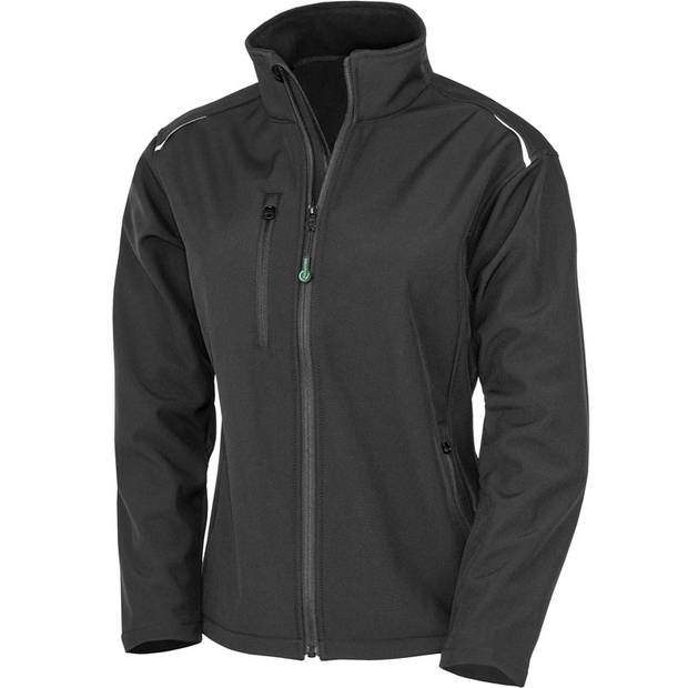 Result Recycled | R900F, Dámská 3-vrstvá softshell bunda"Printable", černá, XS Result Recycled | R900F, Dámská 3-vrstvá softshell bunda"Printable", černá, XS