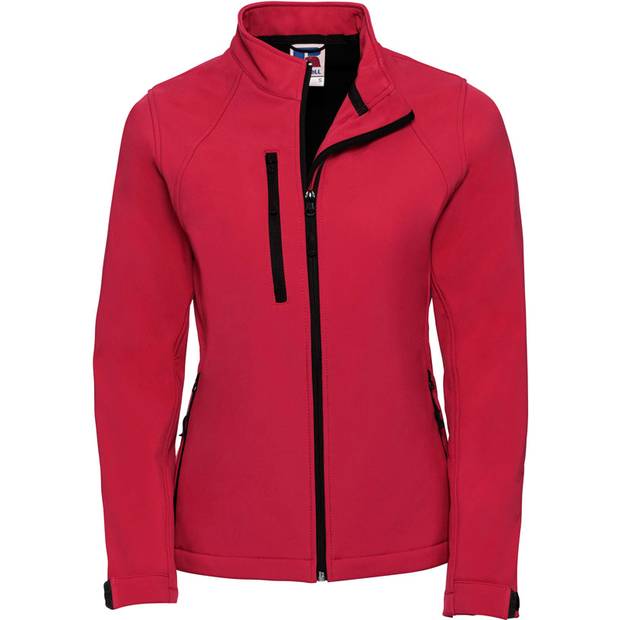 Russell | 140F, Dámská 3-vrstvá softshell bunda, červená Classic, XXL Russell | 140F, Dámská 3-vrstvá softshell bunda, červená Classic, XXL