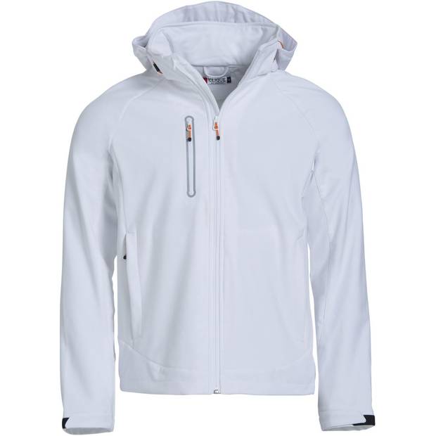 Clique | Milford Jacket Men, Pánská 3-vrstvá softshell bunda, bílá, XS Clique | Milford Jacket Men, Pánská 3-vrstvá softshell bunda, bílá, XS