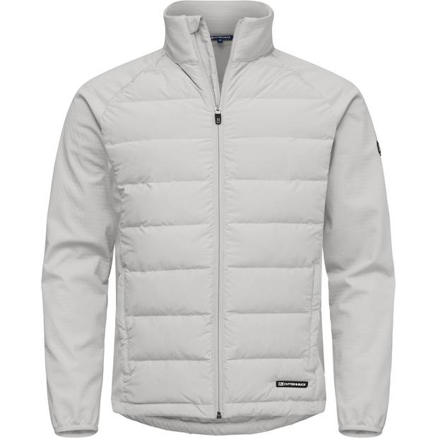 Cutter&Buck | Oak Harbor Jacket Men, Pánská hybrid.bunda, šedá Silver, XL Cutter&Buck | Oak Harbor Jacket Men, Pánská hybrid.bunda, šedá Silver, XL
