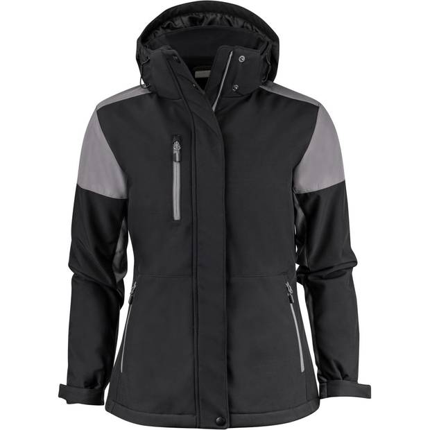 Printer | Prime Padded Softshell, Dámská zimní softshell bunda, černá-Anthracite, XS Printer | Prime Padded Softshell, Dámská zimní softshell bunda, černá-Anthracite, XS
