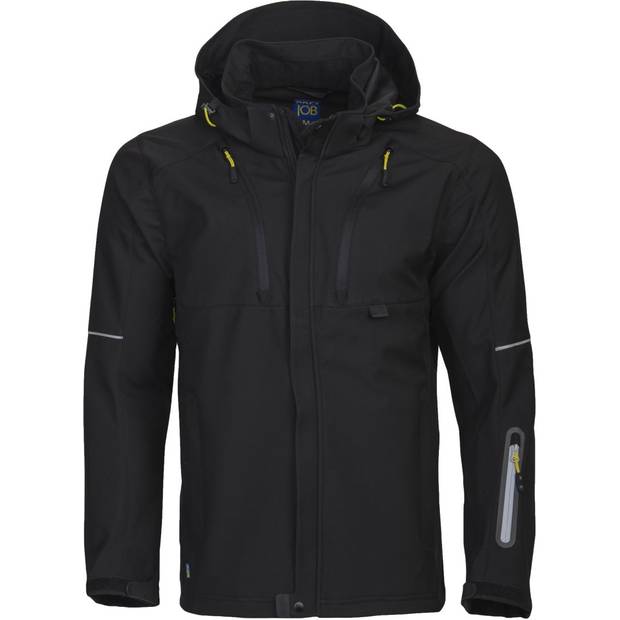 ProJob | 3406 Functional Jacket, Prac.3-vrstvá softshell bunda, černá, XS ProJob | 3406 Functional Jacket, Prac.3-vrstvá softshell bunda, černá, XS