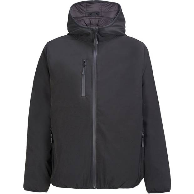 SOL'S | Falcon Padded Men, Pánská 3-vrstvá zimní softshell bunda, černá, S SOL'S | Falcon Padded Men, Pánská 3-vrstvá zimní softshell bunda, černá, S