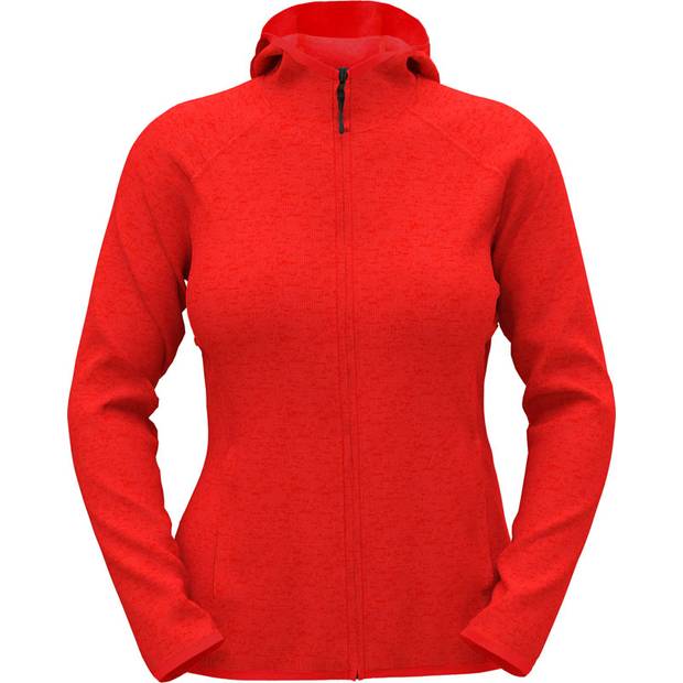 Stedman | Lux Knit Fleece Jacket Women, Dámská fleece bunda s kapucí, červená Scarlet Heather, M Stedman | Lux Knit Fleece Jacket Women, Dámská fleece bunda s kapucí, červená Scarlet Heather, M
