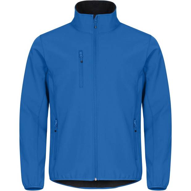 Clique | Classic Softshell Jkt M, Pánská 3-vrstvá softshell bunda, modrá Royal, 4XL Clique | Classic Softshell Jkt M, Pánská 3-vrstvá softshell bunda, modrá Royal, 4XL