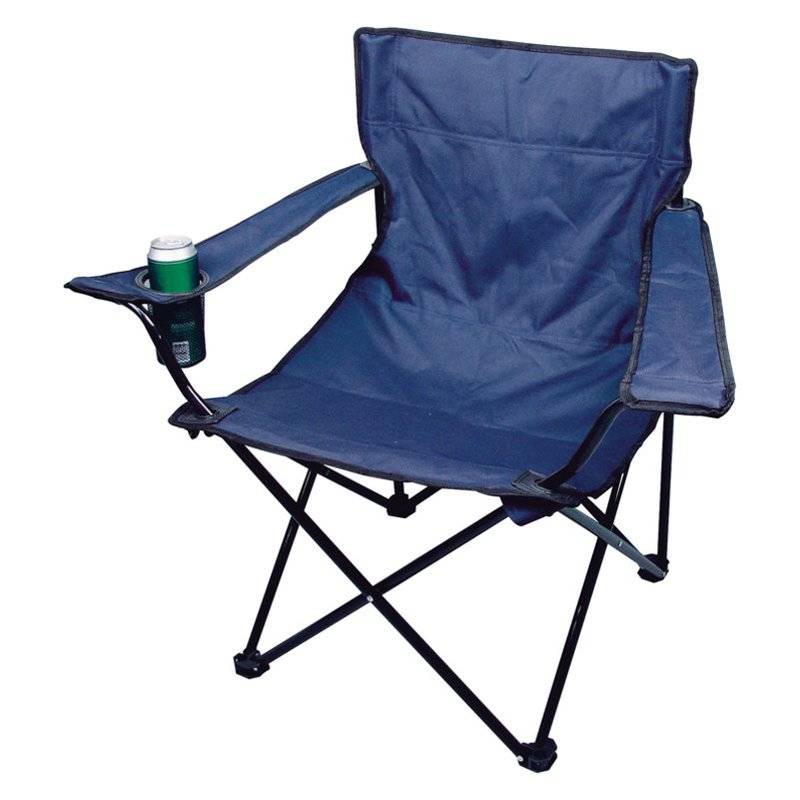 Campingová skladacia stolička, modrá