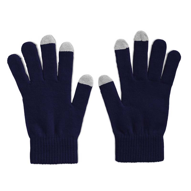 TACT rukavice na dotykový telefon nebo tablet, modrá TACT rukavice na dotykový telefon nebo tablet, modrá