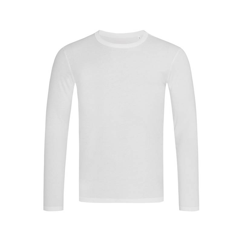 Tričko STEDMAN Morgan Long Sleeve, White biela, M Tričko STEDMAN Morgan Long Sleeve, White biela, M