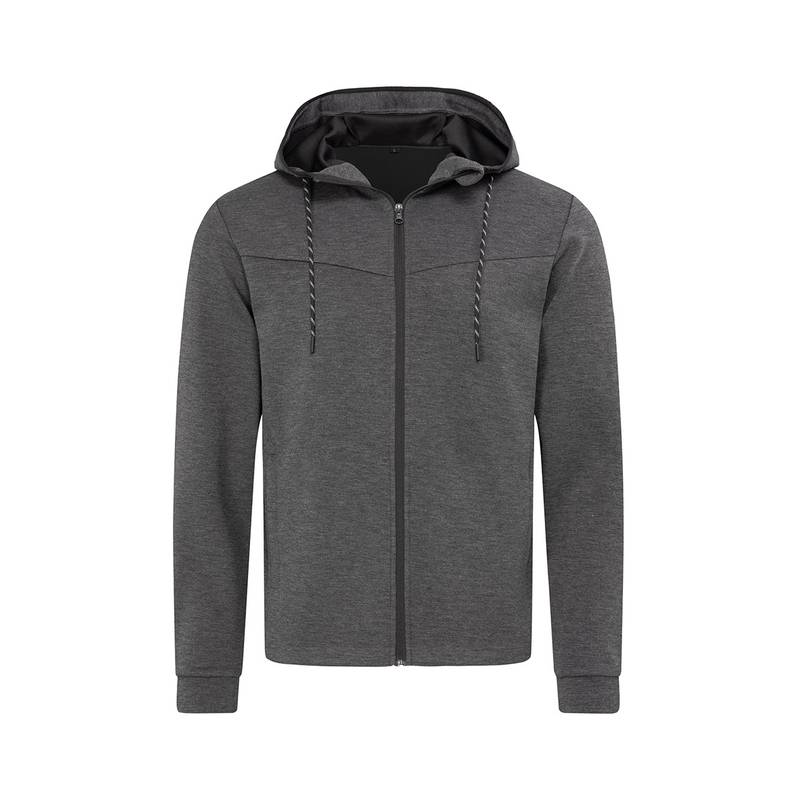 Bunda STEDMAN Recycled Scuba Jacket, Anthra Heather černá, XL Bunda STEDMAN Recycled Scuba Jacket, Anthra Heather černá, XL