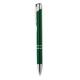 Guľôčkové pero s hliníkovým povrchom, zelená
