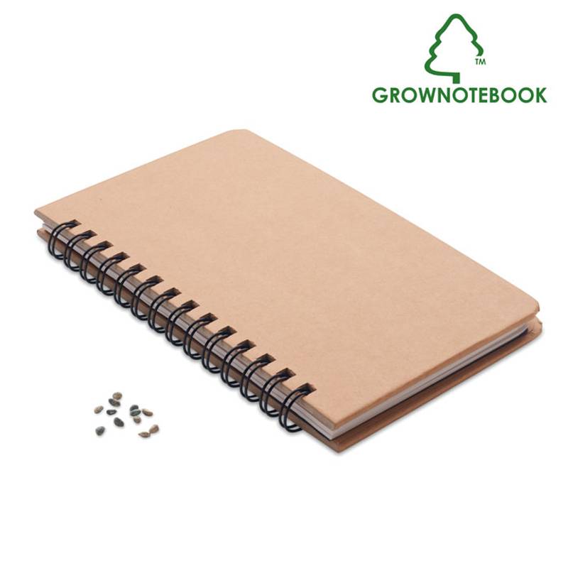 Ekologický linajkový zápisník, 72 listov GROWNOTEBOOK™ Ekologický linajkový zápisník, 72 listov GROWNOTEBOOK™