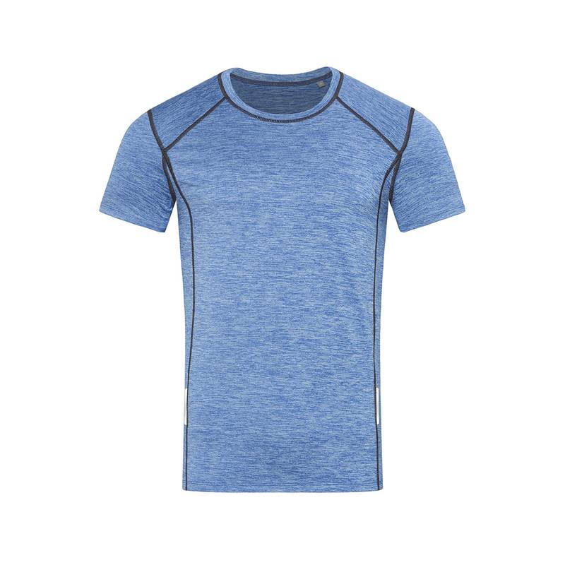 Tričko STEDMAN Recycled Sports-T Reflect, Blue Heather modrá, S Tričko STEDMAN Recycled Sports-T Reflect, Blue Heather modrá, S