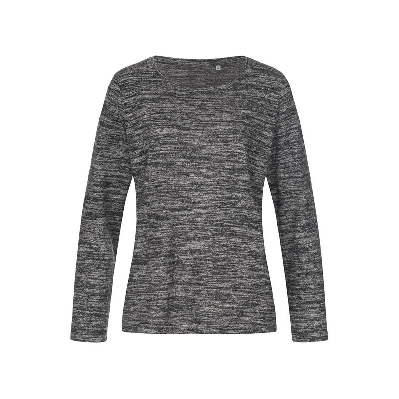 Svetr STEDMAN Knit Sweater, Dark Grey Melange šedá, XL Svetr STEDMAN Knit Sweater, Dark Grey Melange šedá, XL