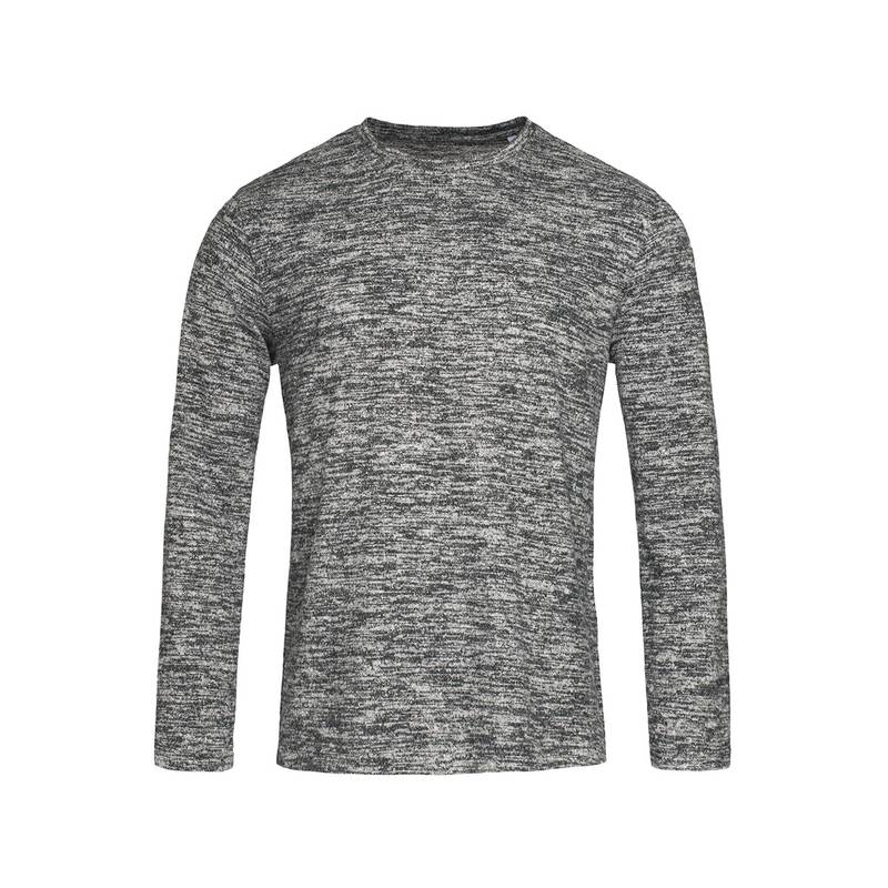 Sveter STEDMAN Knit Sweater, Dark Grey Melange sivá, XL Sveter STEDMAN Knit Sweater, Dark Grey Melange sivá, XL