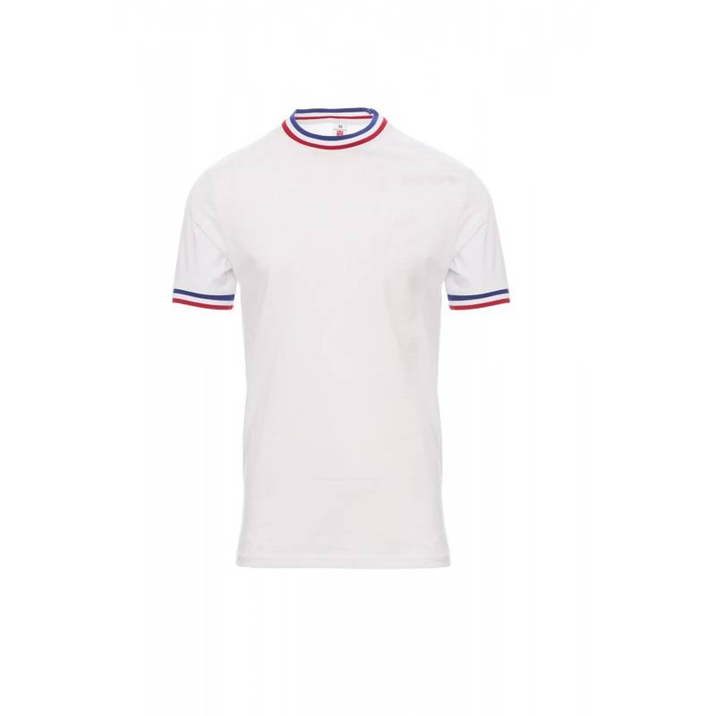 Tričko PAYPER FLAG, bílá / fr.trikolóra, XXL Tričko PAYPER FLAG, bílá / fr.trikolóra, XXL