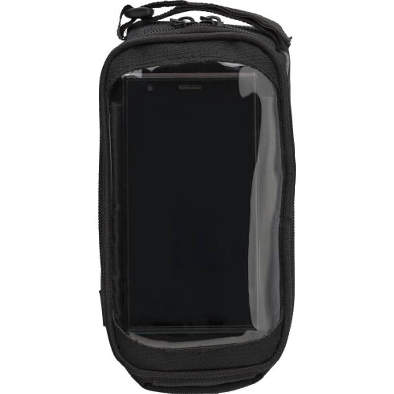 Polyesterová (600D) taška na řídítka na kolo, černá Polyesterová (600D) taška na řídítka na kolo, černá