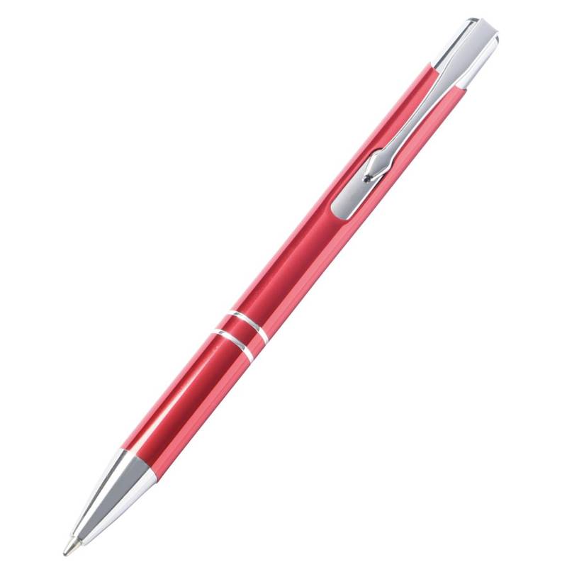 Hliníkové guľôčkové pero "Tucson", červená