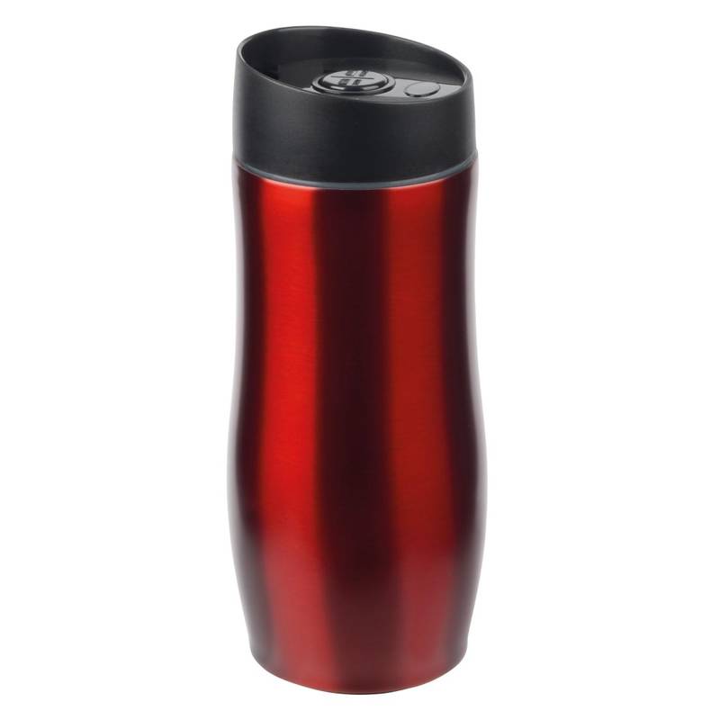 Dvojstenný termohrnček "Classico", 380 ml, červená Dvojstenný termohrnček "Classico", 380 ml, červená