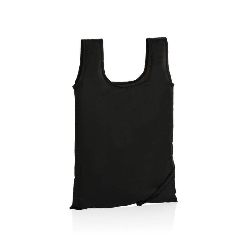 Skládací nákupní taška Impact ze 190T Rpety AWARE ™, černá Skládací nákupní taška Impact ze 190T Rpety AWARE ™, černá